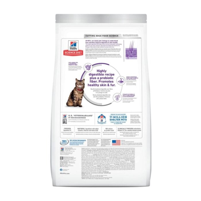 Hills SD Sensitive Skin & Stomach 1.6kg - Gatos Adultos - Imagen 2