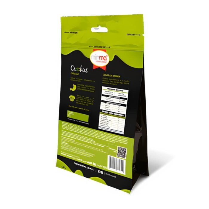 Mimma Crookies Orégano 200gr - Galletas para perros - Imagen 2