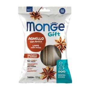 Monge Gift Dental Sticks Cordero y Anís 120gr - Cachorros