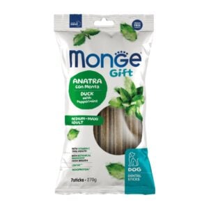 Monge Gift Dental Sticks Pato con Menta 270gr - Razas med y gr