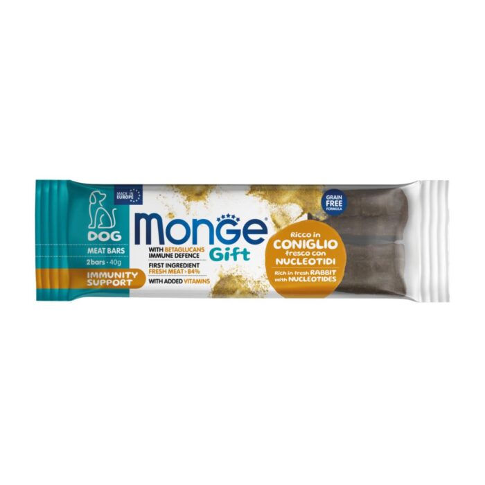 Monge Gift Meat Bars Conejo 40gr - Snack para perros