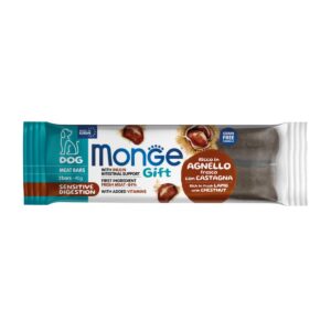 Monge Gift Meat Bars Cordero y Castaña 40gr - Snack para perros