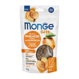 Monge Gift Meat Minis Bacalao y Albaricoque 50gr - Castrados