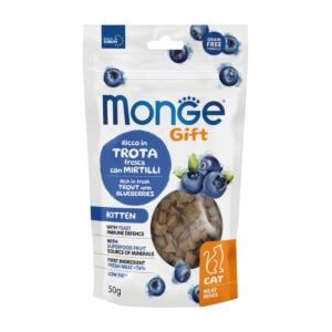 Monge Gift Meat Minis Trucha y Arándanos 50gr - Gatitos