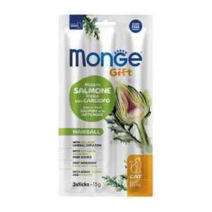 Monge Gift Soft Sticks Salmón y Alcachofa 15gr - Snack Gatos