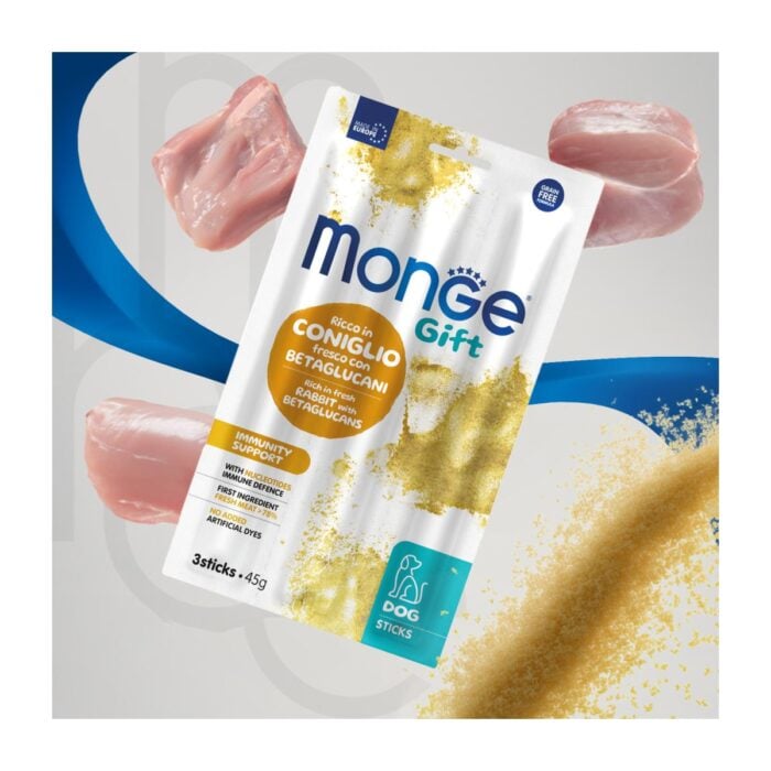 Monge Gift Sticks Conejo 45gr - Snack para perros - Imagen 3