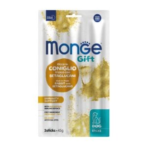 Monge Gift Sticks Conejo 45gr - Snack para perros