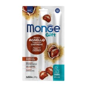Monge Gift Sticks Cordero y Castaña 45gr - Snack para perros