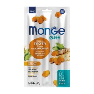 Monge Gift Sticks Trucha y Cúrcuma 45gr - Snack para perros