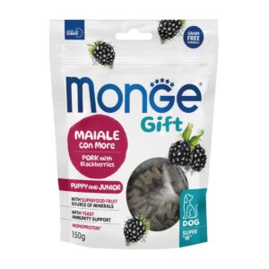 Monge Gift Super "M" Cerdo y Moras 150gr - Snack Cachorros