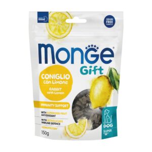 Monge Gift Super "M" Conejo y Limón 150gr - Snack para Perros