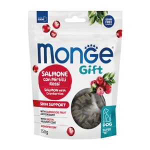 Monge Gift Super "M" Salmón y Arándanos 150gr - Snack Perros