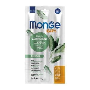 Monge Soft Sticks Conejo y Salvia 15 gr - Snack para Gatos