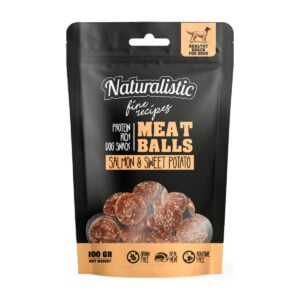 Naturalistic FR Meatballs Salmon & Sweet Potato 100gr - Snack