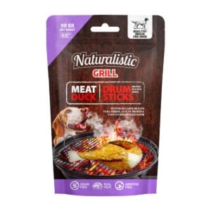 Naturalistic Grill Meat Duck Drum Sticks 90gr - Snack para perros