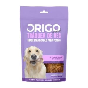 Origo Crunch Aritos Tráquea de Res x 10un - Snack para Perros