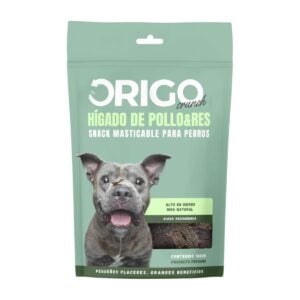 Origo Crunch Hígado de Pollo y Res 100gr - Snack para Perros