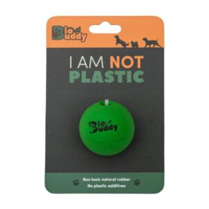 Bio Buddy Pelota extra dura con cascabel - Juguete para Perros