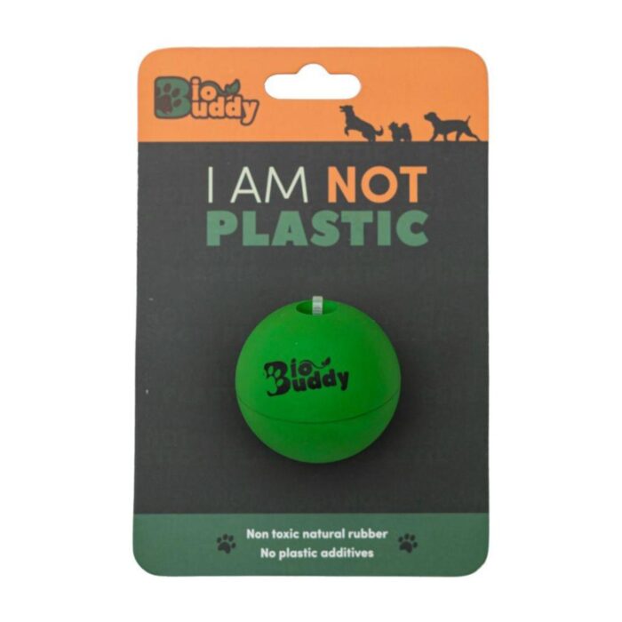 Bio Buddy Pelota extra dura con cascabel - Juguete para Perros