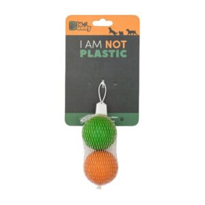 Bio Buddy Pelota huellas con silbato 2un - Juguete para Perros