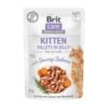 Brit Care Fillets In Jelly Kitten Savory Salmon 85gr - Gatitos