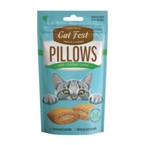 Cat Fest Pillows with Chicken Creme 30gr - Snack para Gatos