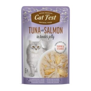 Cat Fest Tuna with Salmón in Tender Jelly 70gr - Gato adulto