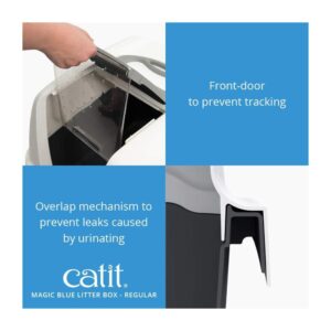 Cat it Litera Magic Blue - Caja de arena cerrada - Imagen 4
