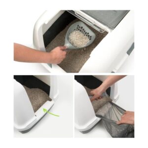 Cat it Litera Magic Blue - Caja de arena cerrada - Imagen 6