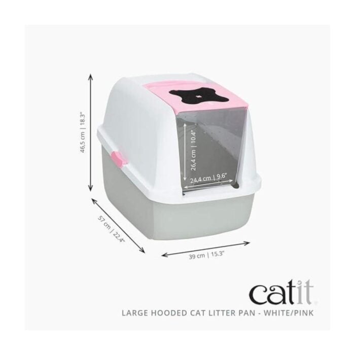 Cat it Litera Rosada - Caja de arena cerrada - Imagen 3