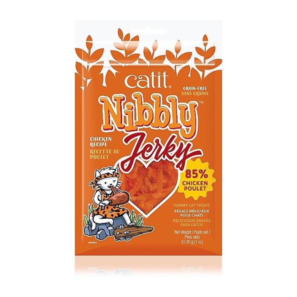 Catit Nibbly Jerky Pollo 30gr - Snack para Gatos