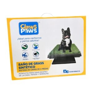 Claws & Paws Bandeja Urinaria con Grass sintético Grande