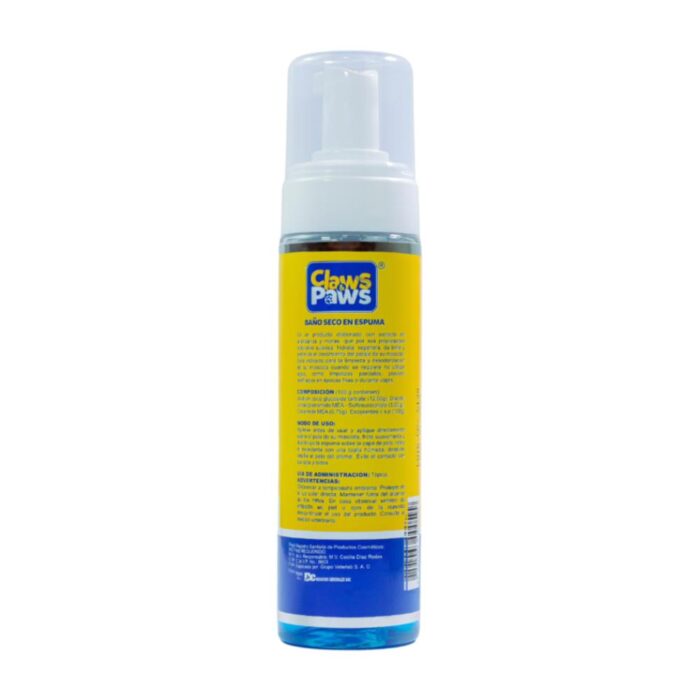 Claws & Paws Baño Espuma 250ml - Perros - Imagen 2