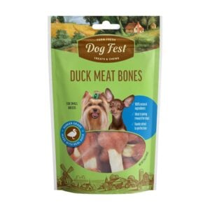 Dog Fest Duck Meat Bones 55gr - Snack para Perros