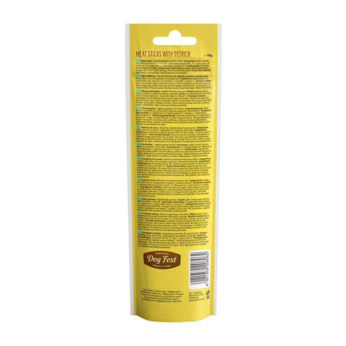 Dog Fest Duck Meat Sticks 45gr - Snack para Perros - Imagen 3
