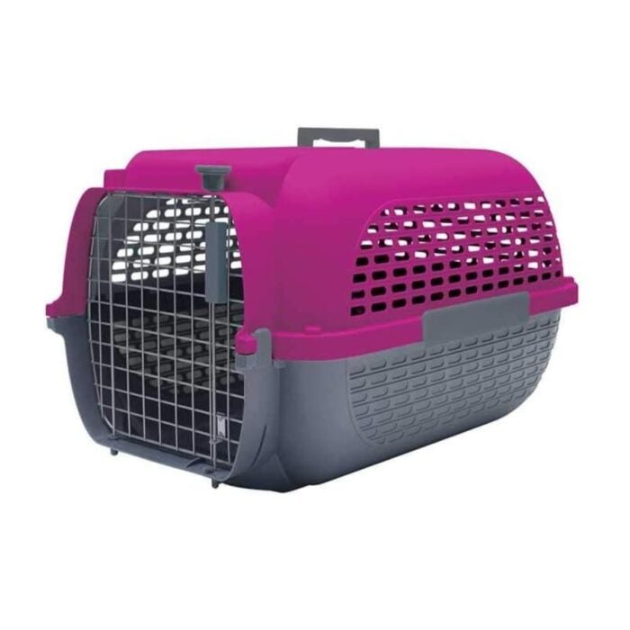 Dogit Voyageur Fucsia - Kennel transportador para perros y gatos
