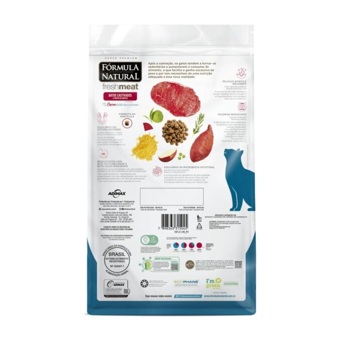 Fórmula Natural Fresh Meat Carne - Gatos castrados - Imagen 3
