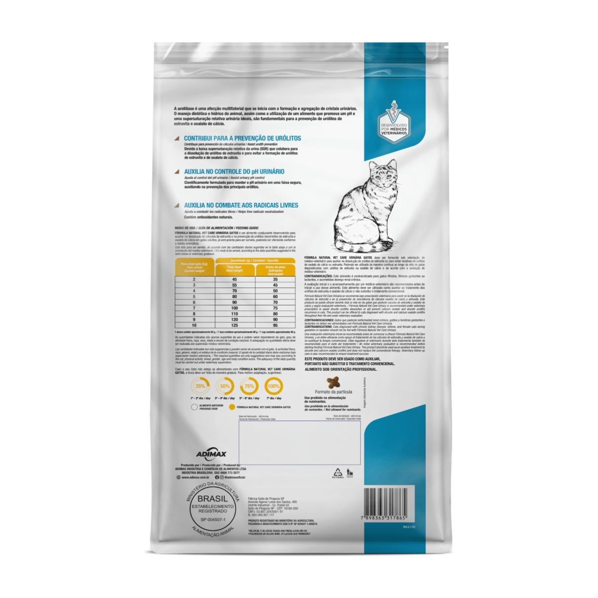 Fórmula Natural Vet Urinaria - Gatos adultos cuidado urinario - Imagen 3