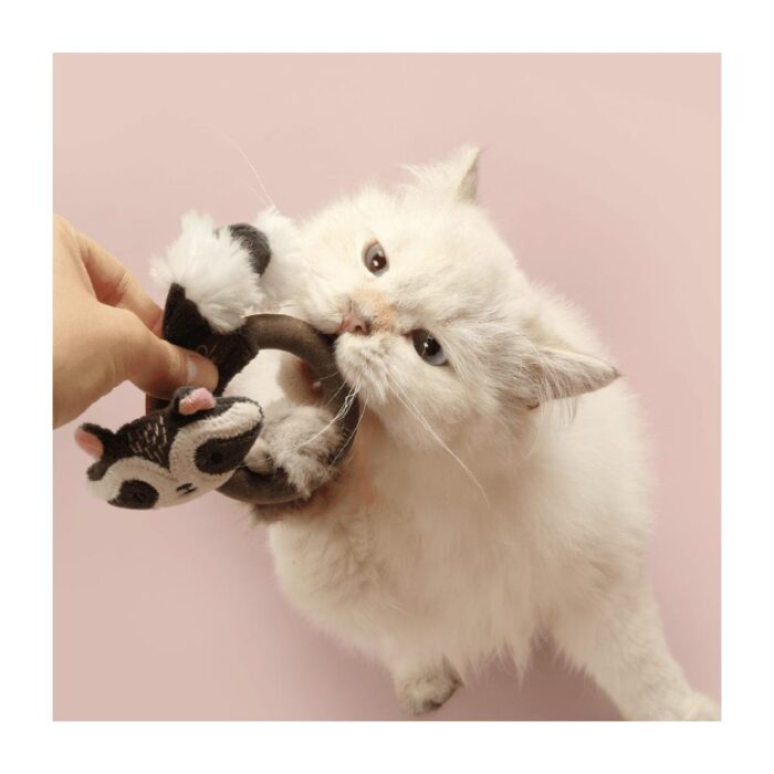 GIGwi Mapache Catch Eco Line - Juguete para gatos - Imagen 4
