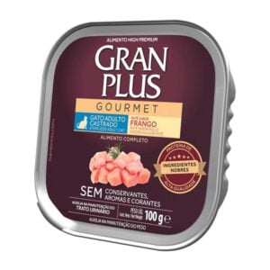 Gran Plus Gourmet Paté Pollo 100gr - Gatos Castrados