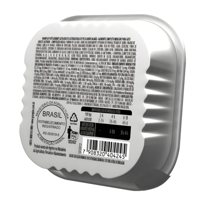 Gran Plus Gourmet Paté Salmón 100gr - Gatos Castrados - Imagen 2