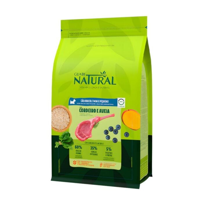 Guabi Natural Cordero y Avena - Adultos razas mini y pequeños - Imagen 2