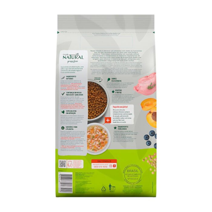 Guabi Natural Grain Free Pollo y Lentejas 10kg - Raza mini y peq - Imagen 3
