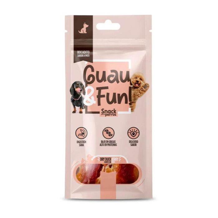 Guau & Fun Dry Duck Jerky - Snack para Perro