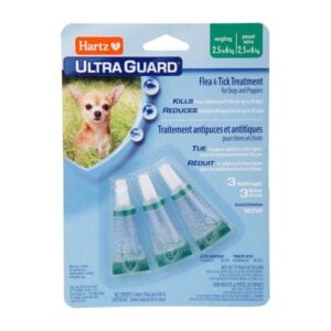 Hartz Ultraguard pipeta antipulgas x3 para perros de 2.5 a 6kg