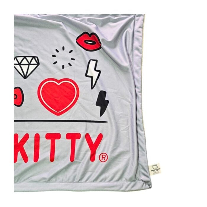 Hello Kitty X Animal Spirit Manta gris Deluxe - Imagen 2