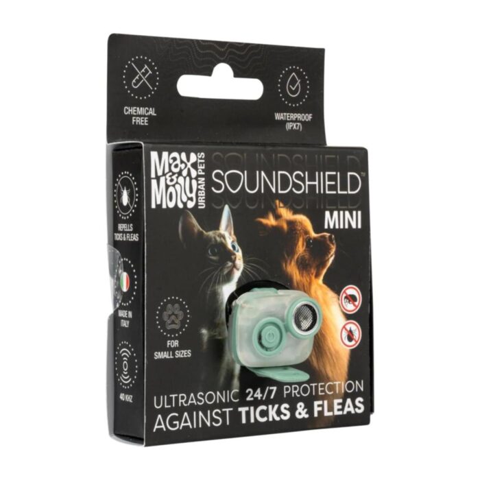 Max & Molly Soundshield Mini jade - Antipulgas ultrasónico - Imagen 4