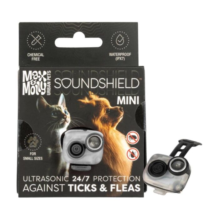 Max & Molly Soundshield Mini negro - Antipulgas ultrasónico - Imagen 4
