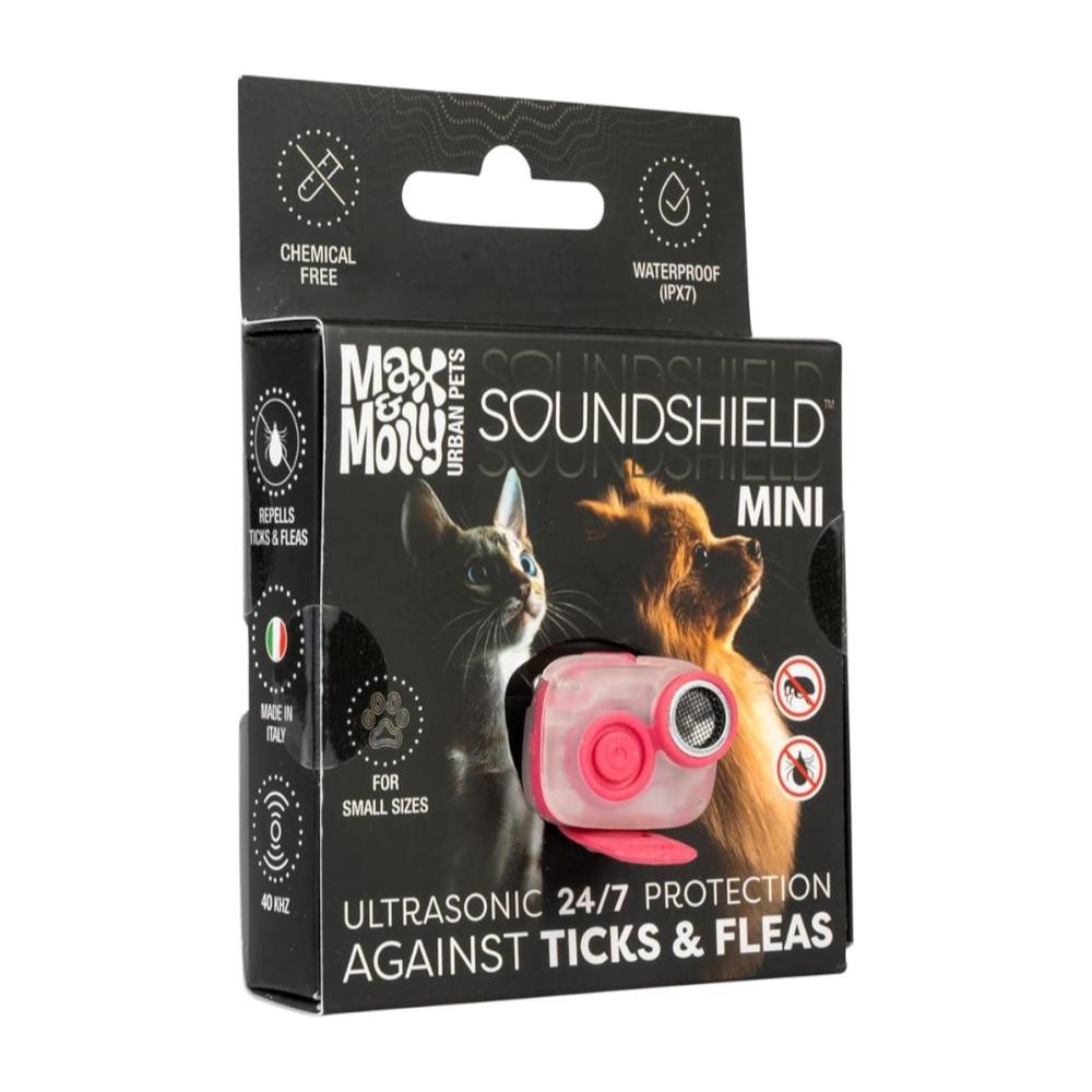 Max & Molly Soundshield Mini rosado - Antipulgas ultrasónico - Imagen 4