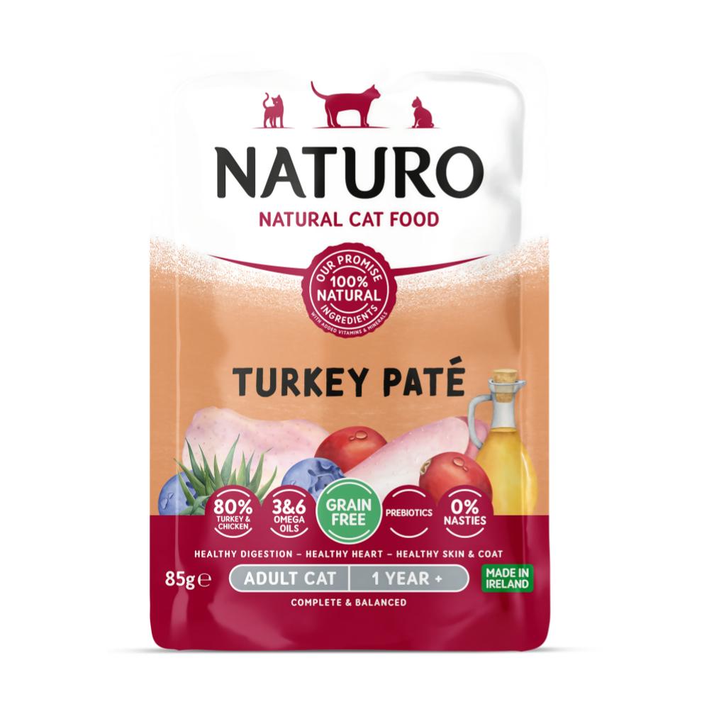 Naturo Grain Free Paté de Pavo 85gr - Gato adulto